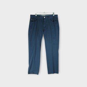 Peter Millar Straight Leg Chinos Size Waist 34 x 28 Slate Blue